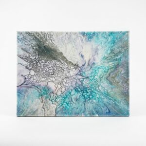 Obraz "Fioletowe marzenia" pokryty werniksem 30 cm x 40 cm