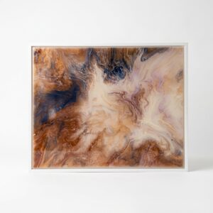 Obraz "Wiry" pokryty żywicą epoksydową 40 cm x 50 cm