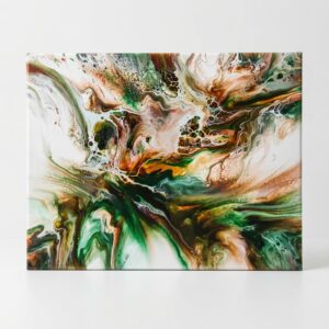Obraz "Brązowe marzenia" pokryty werniksem 40 cm x 50 cm