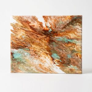 Obraz "Pomarańczowe marzenia" pokryty werniksem 40 cm x 50 cm