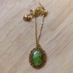 Zawieszka owalna – „retro”. Wymiary: 18 mm x 12 mm