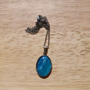 Zawieszka owalna. Wymiary: 18 mm x 12 mm
